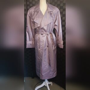 Elegant Lavender Trench Coat